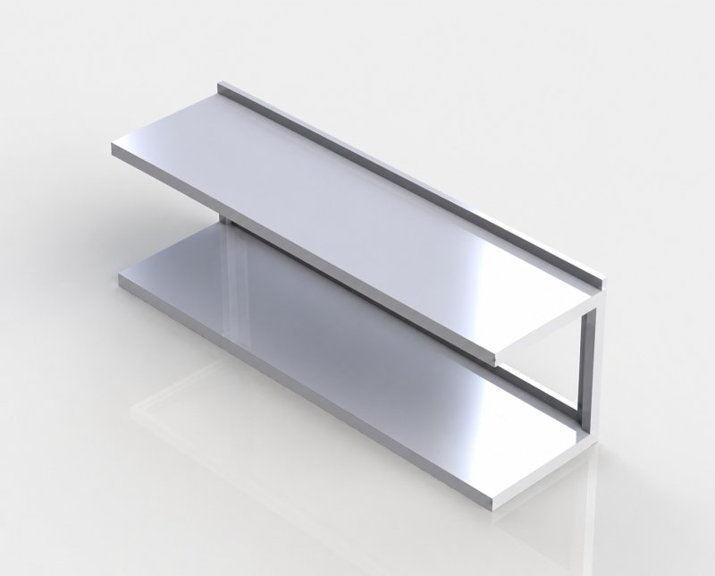 WALL SHELF DOUBLE WSD200 - WALL SHELVES Kenya